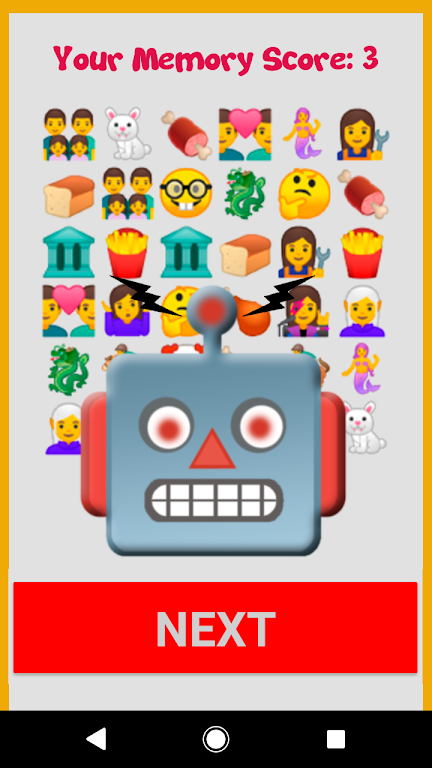 Emoji Memory Match Game Capture d'écran 2