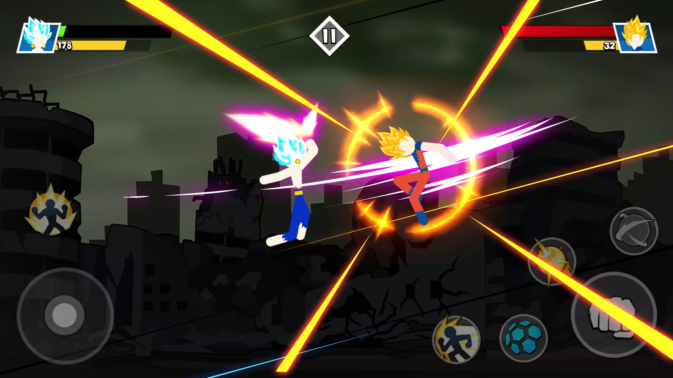 Stick Warriors Shadow Fight ภาพหน้าจอ 2