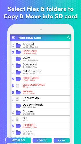 Transfer phone to SD Card – Fi ภาพหน้าจอ 1