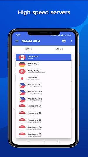 Shield VPN Mod Capture d'écran 3