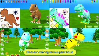 Dinosaur Coloring 3D - AR Cam应用截图第0张