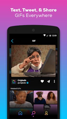 GIPHY: GIF & Sticker Keyboard ဖန်သားပြင်ဓာတ်ပုံ 3