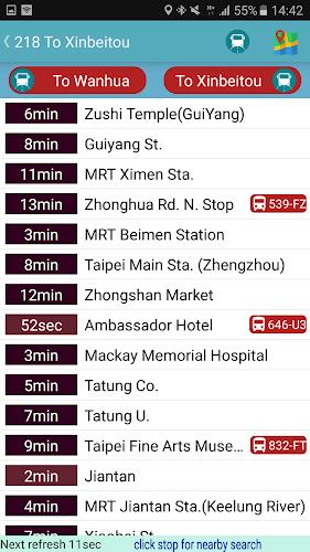 Keelung Bus Timetable 스크린샷 3