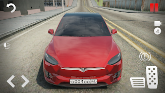 Electric Tesla Model X Driver Screenshot 1