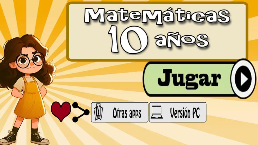 Matemáticas 10 años Скриншот 0