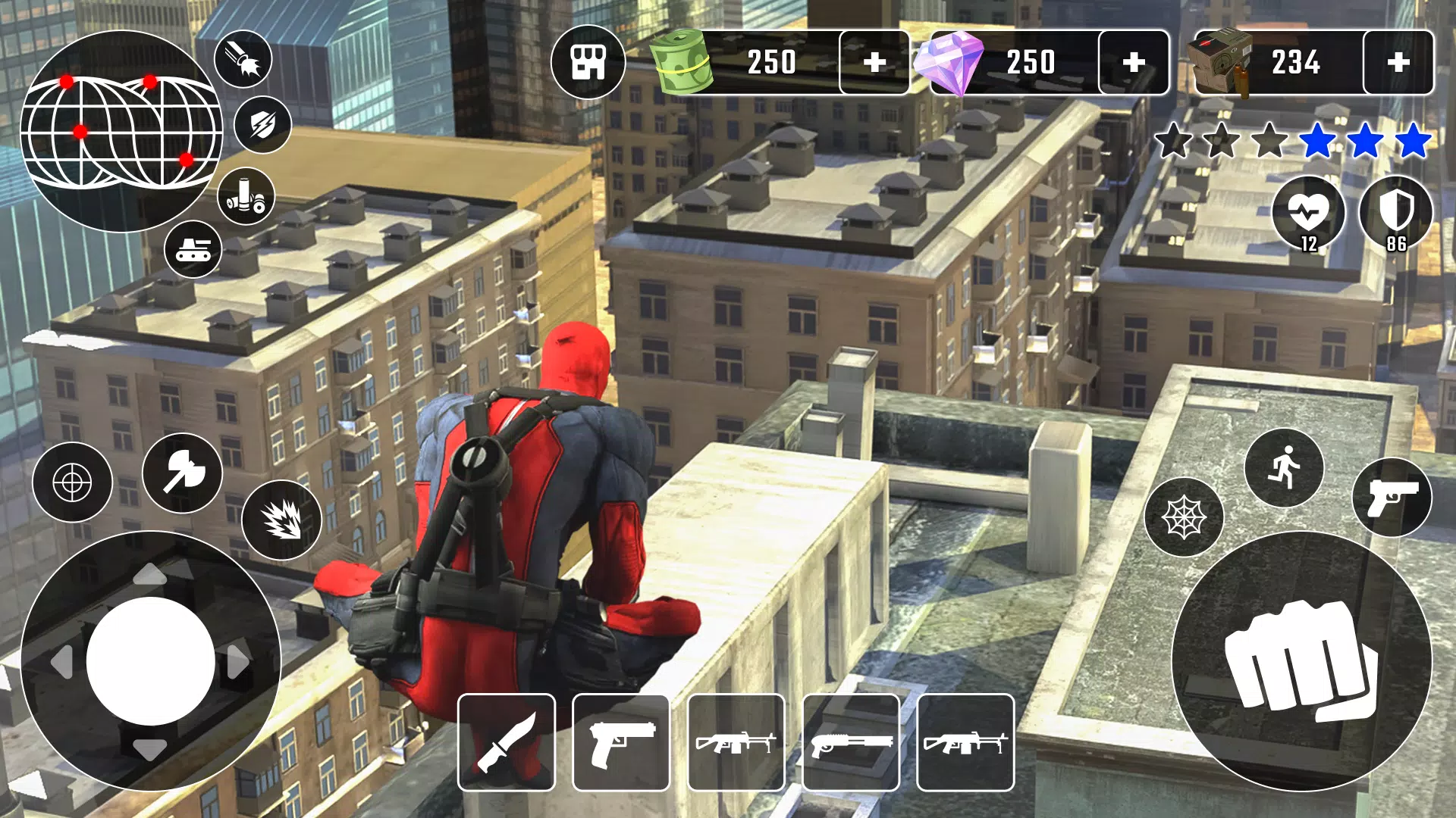 Super Spider: City Hero Games ภาพหน้าจอ 2