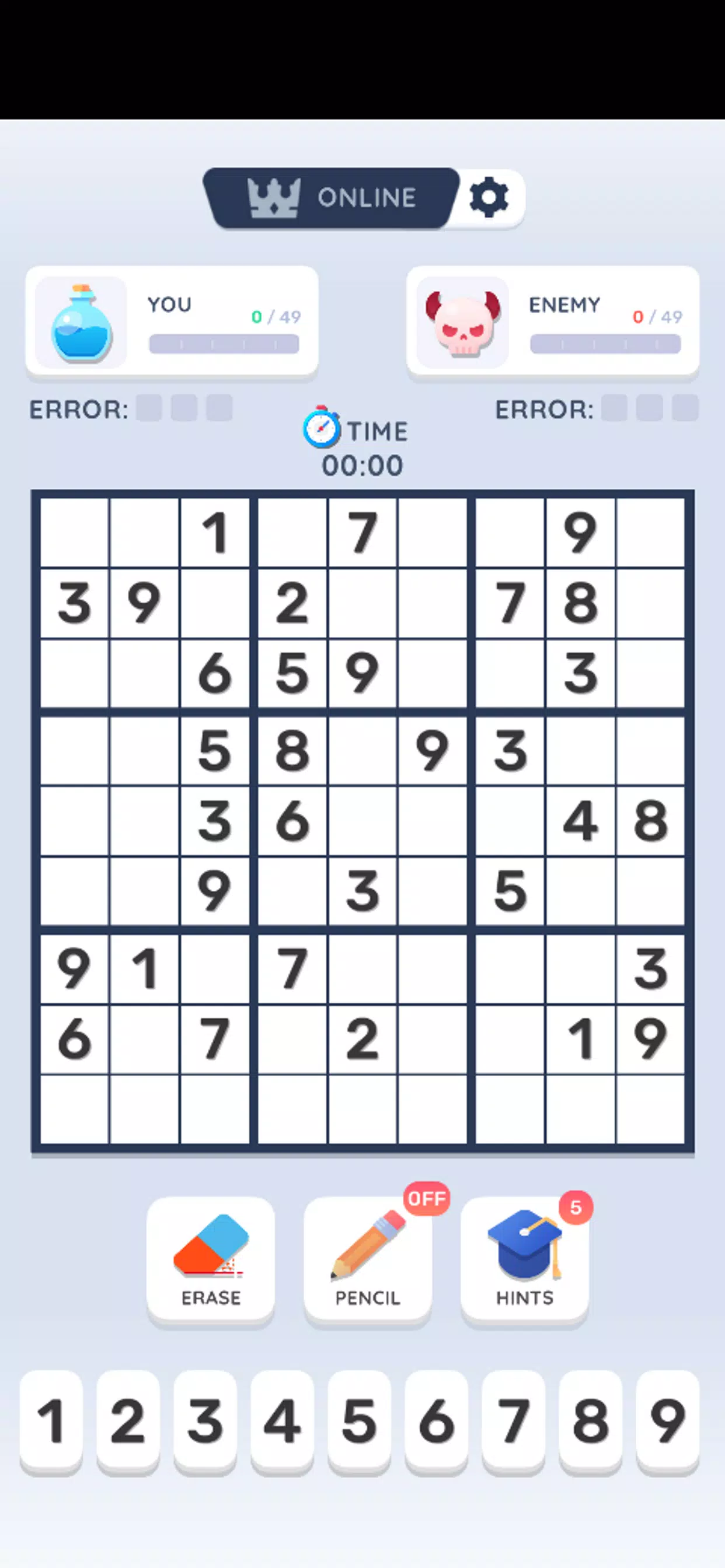 Sudoku Online Captura de tela 2