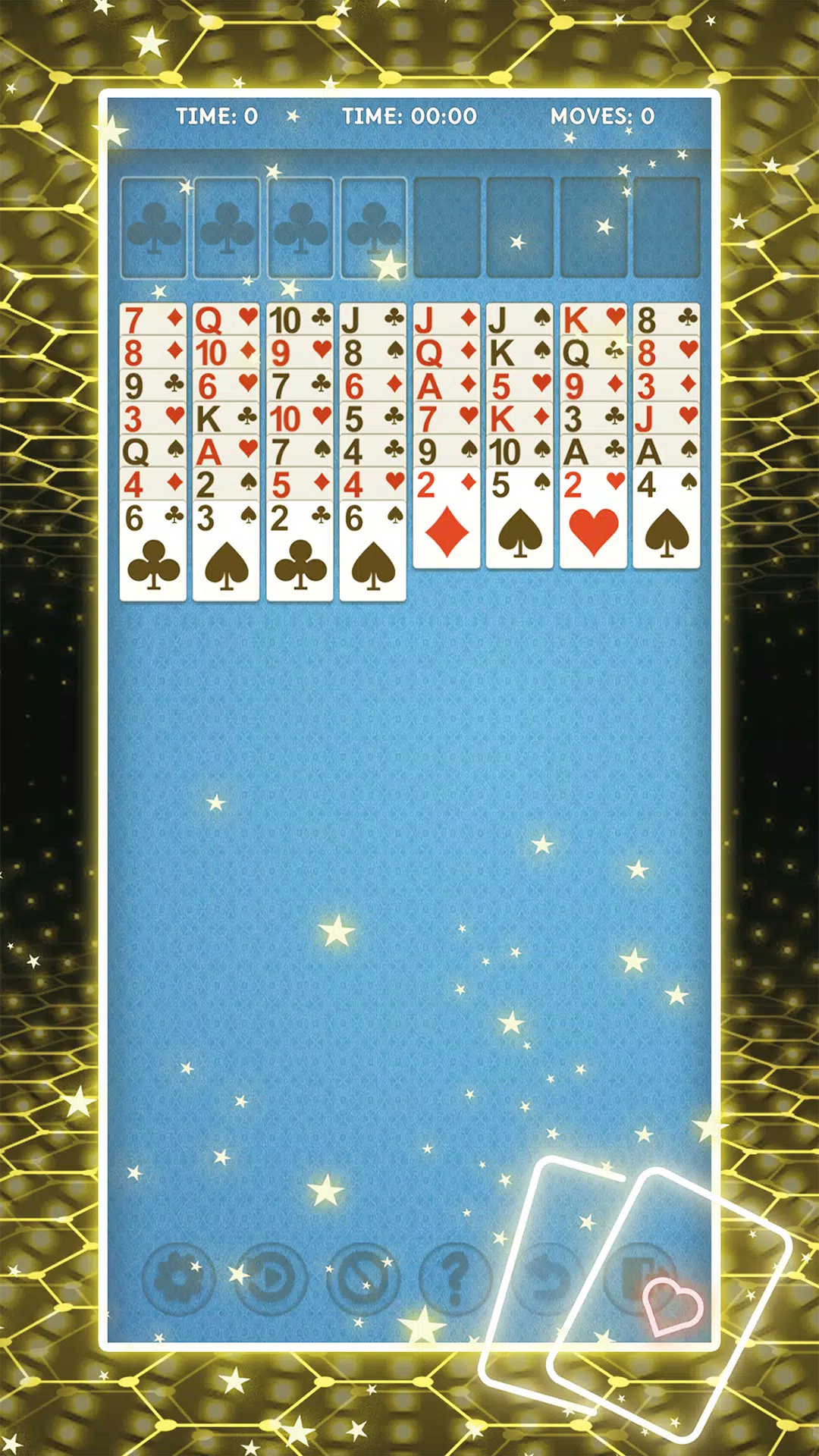 EasyCell Solitaire Game Screenshot 0