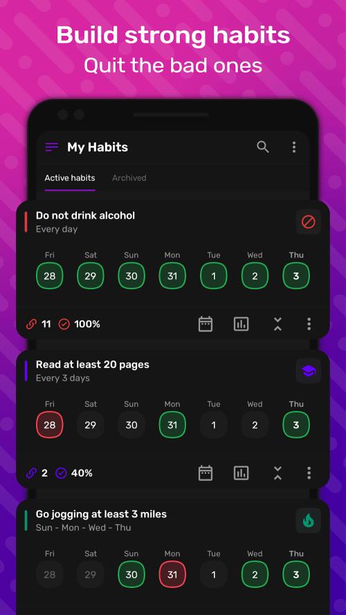 HabitNow Daily Routine Planner ဖန်သားပြင်ဓာတ်ပုံ 1