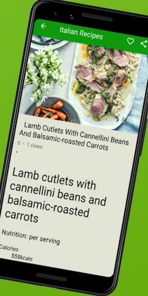 Italian Recipes ภาพหน้าจอ 0
