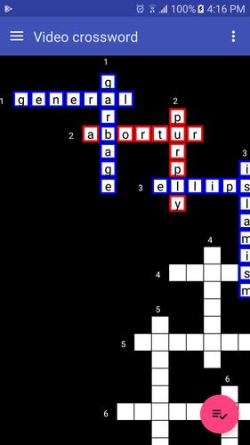 Video Crossword Captura de tela 1