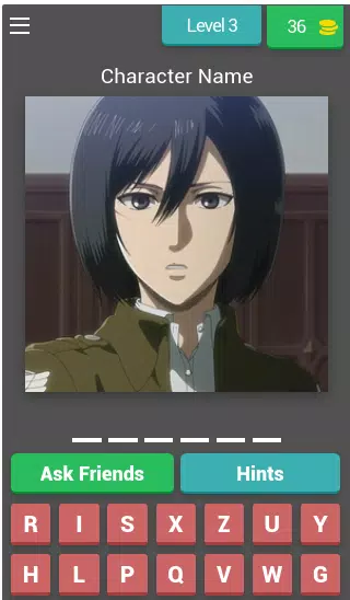 Attack On Titan Quiz Captura de pantalla 3