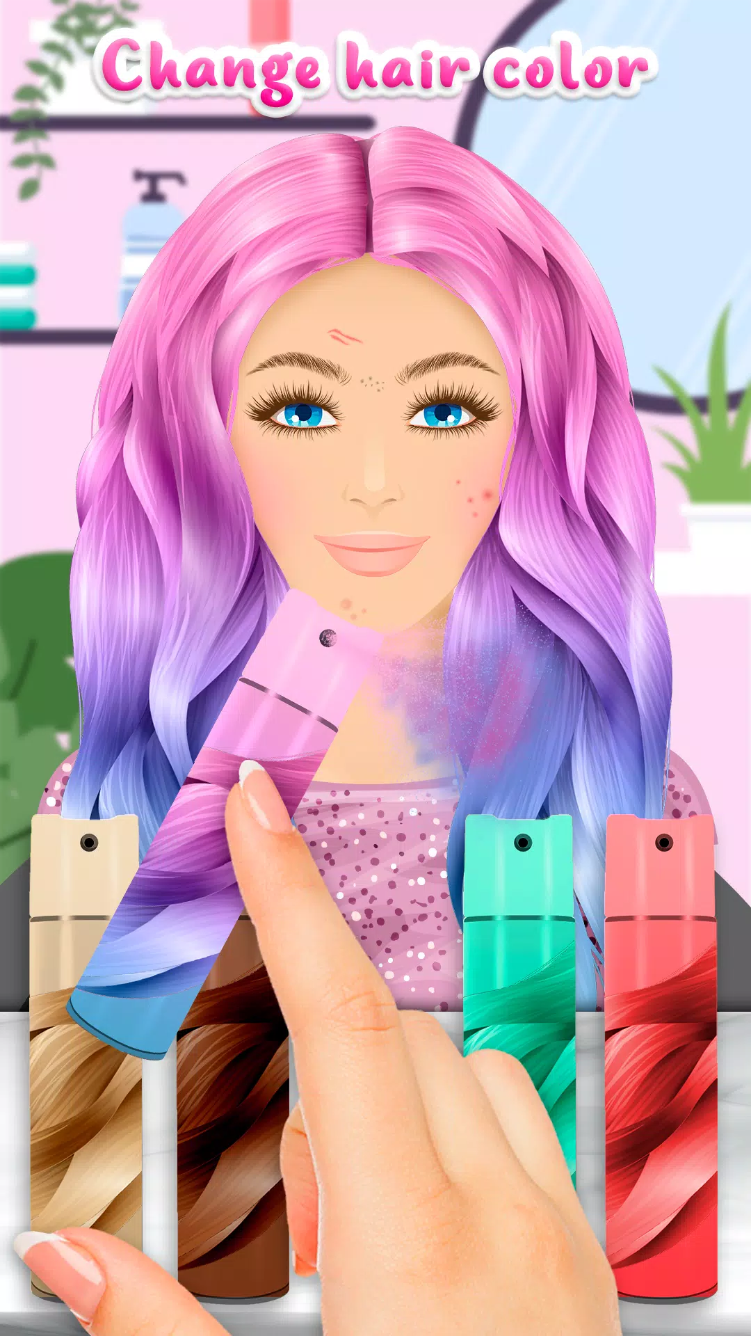 Makeup Beauty Salon Game Girls Tangkapan skrin 3