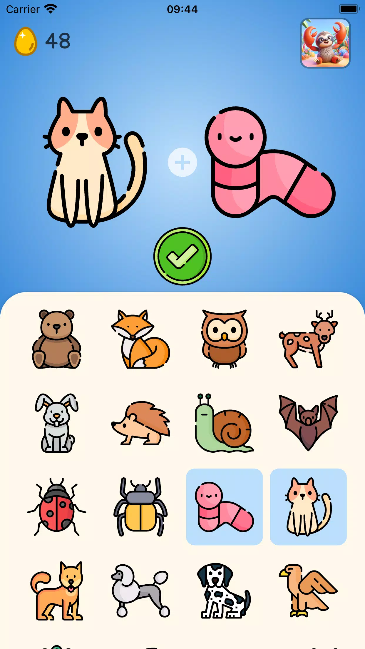 Creature Fusion: Animal Merge ภาพหน้าจอ 0