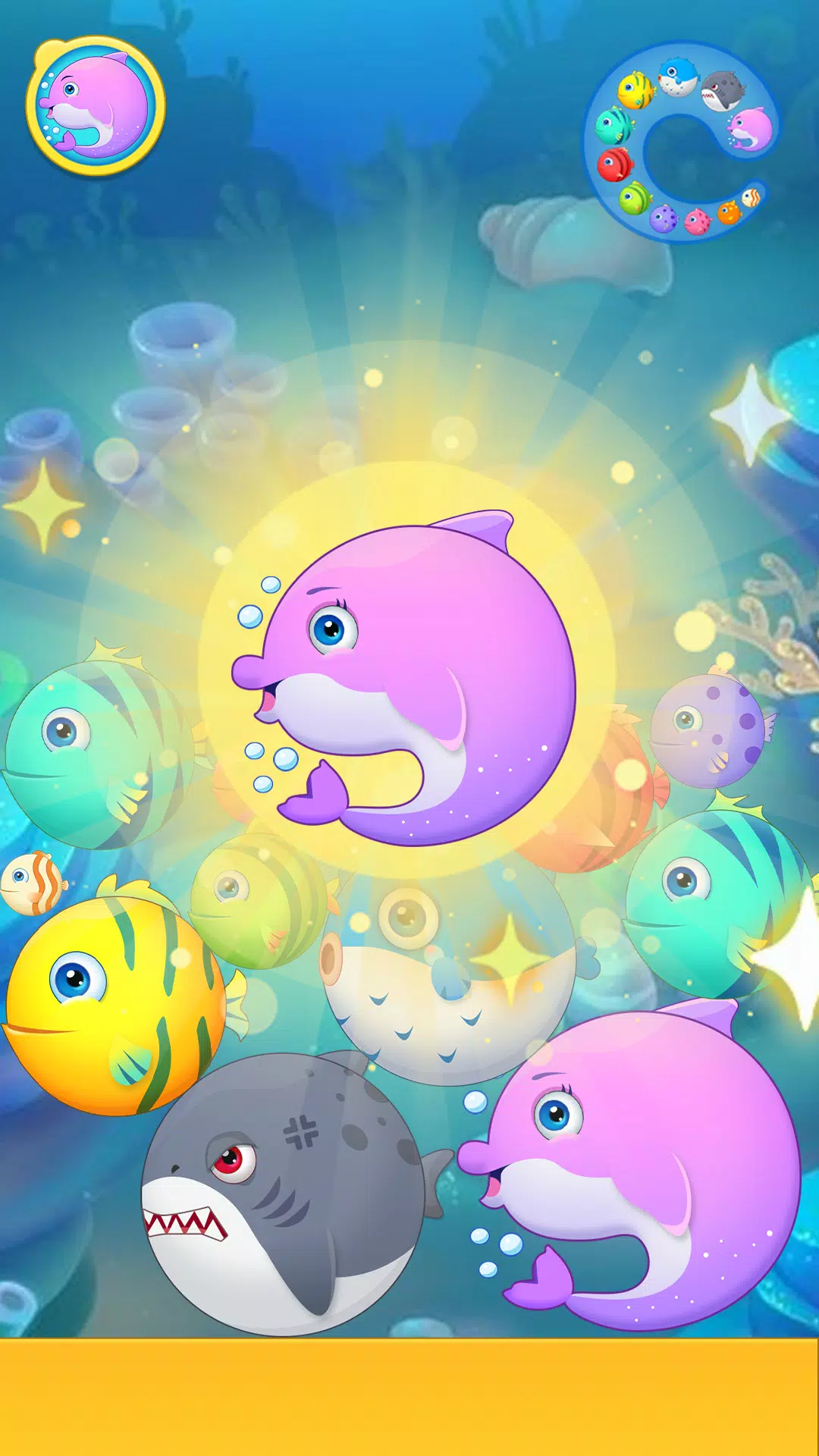 Sea Animals - Merge Game Zrzut ekranu 2