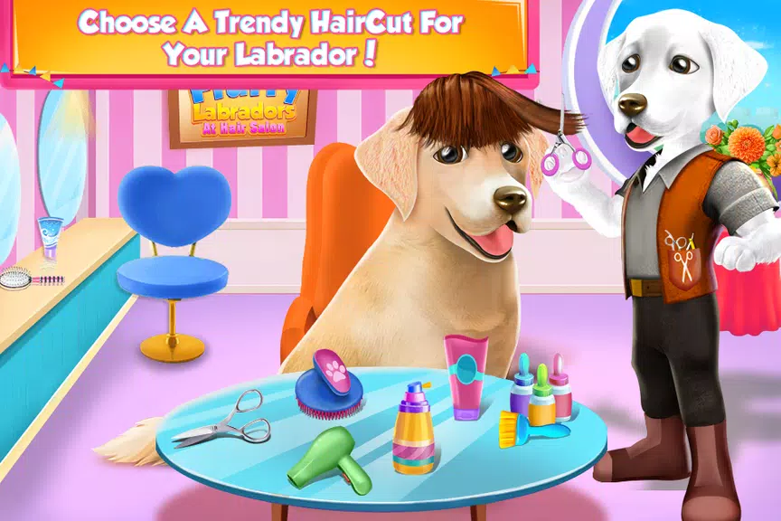 Fluffy Labradors at Hair Salon ภาพหน้าจอ 2
