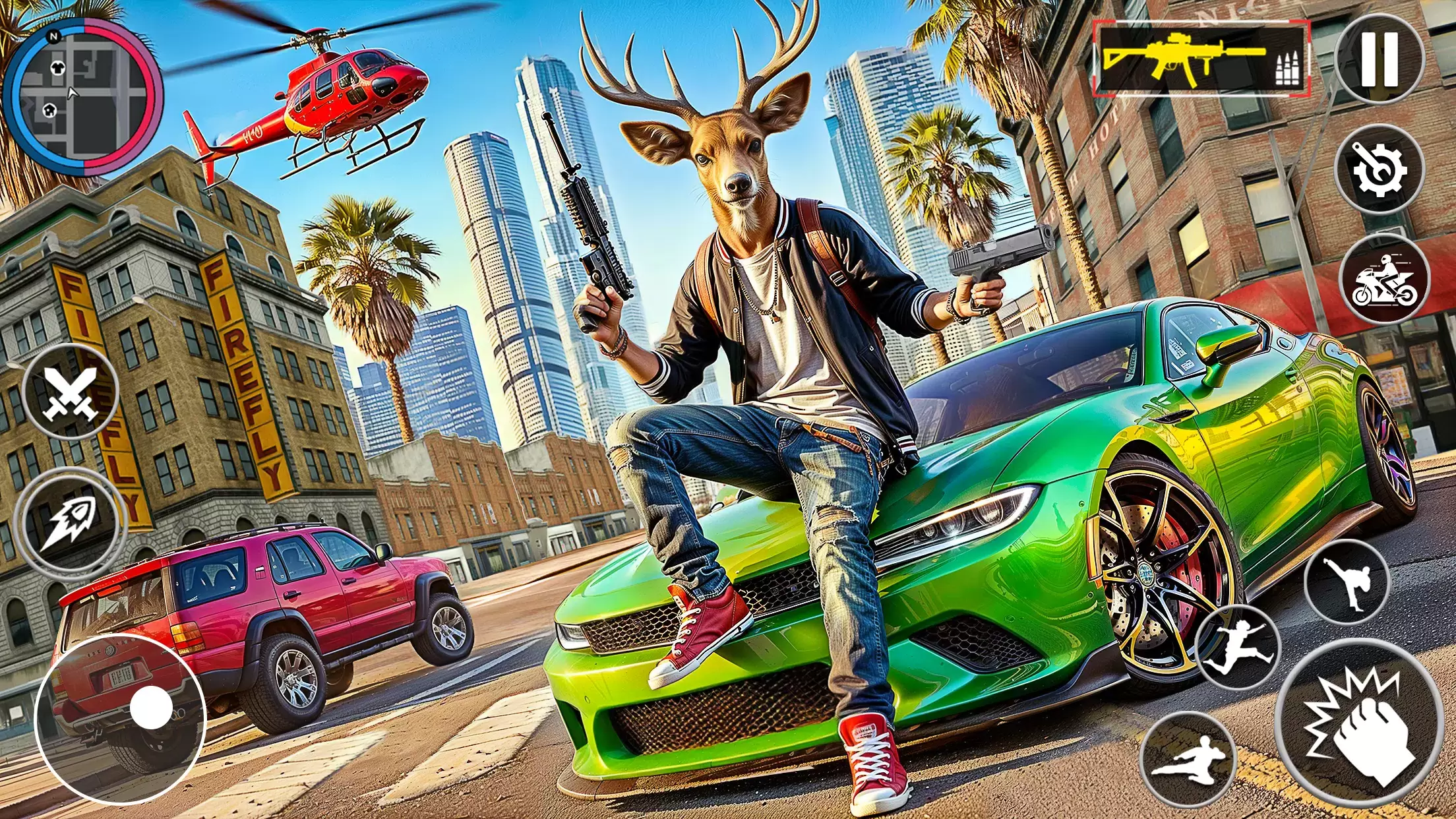 Deer Simulator 3D Open World Tangkapan skrin 3