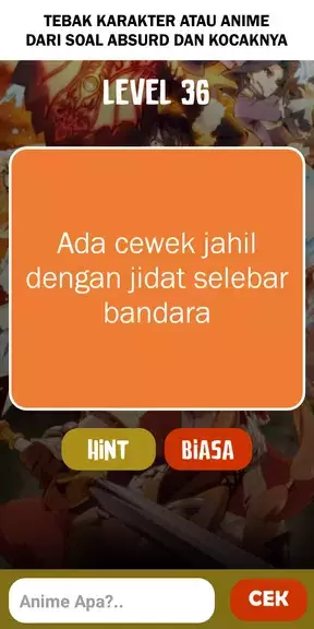 Wibu Elite: Tebak Lagu, Anime, dan Karakternya Screenshot 3