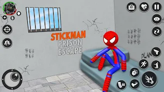 Spider Stick Hero Prison Break স্ক্রিনশট 2