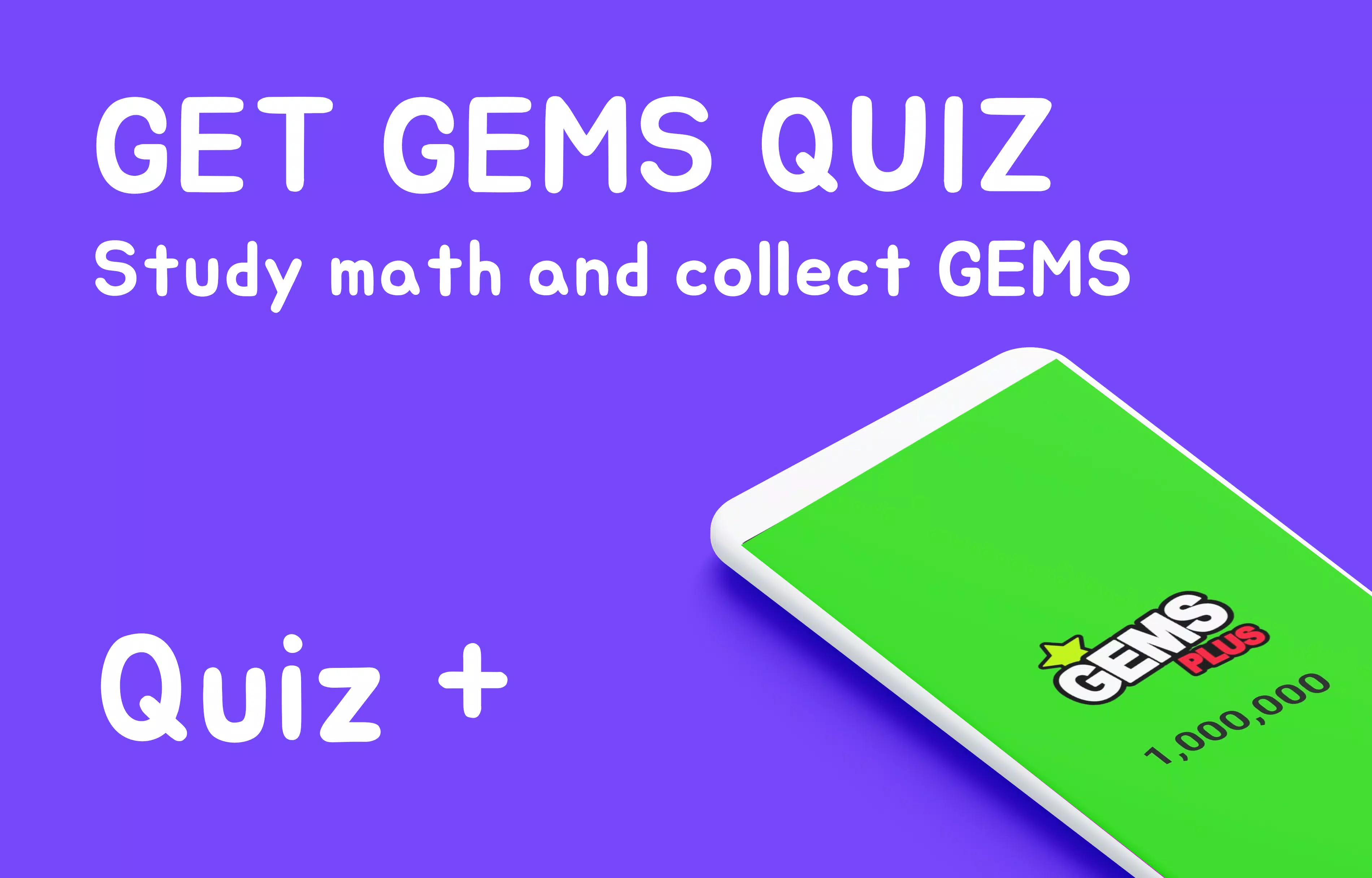 Gems Math Quiz - Plus 스크린샷 0