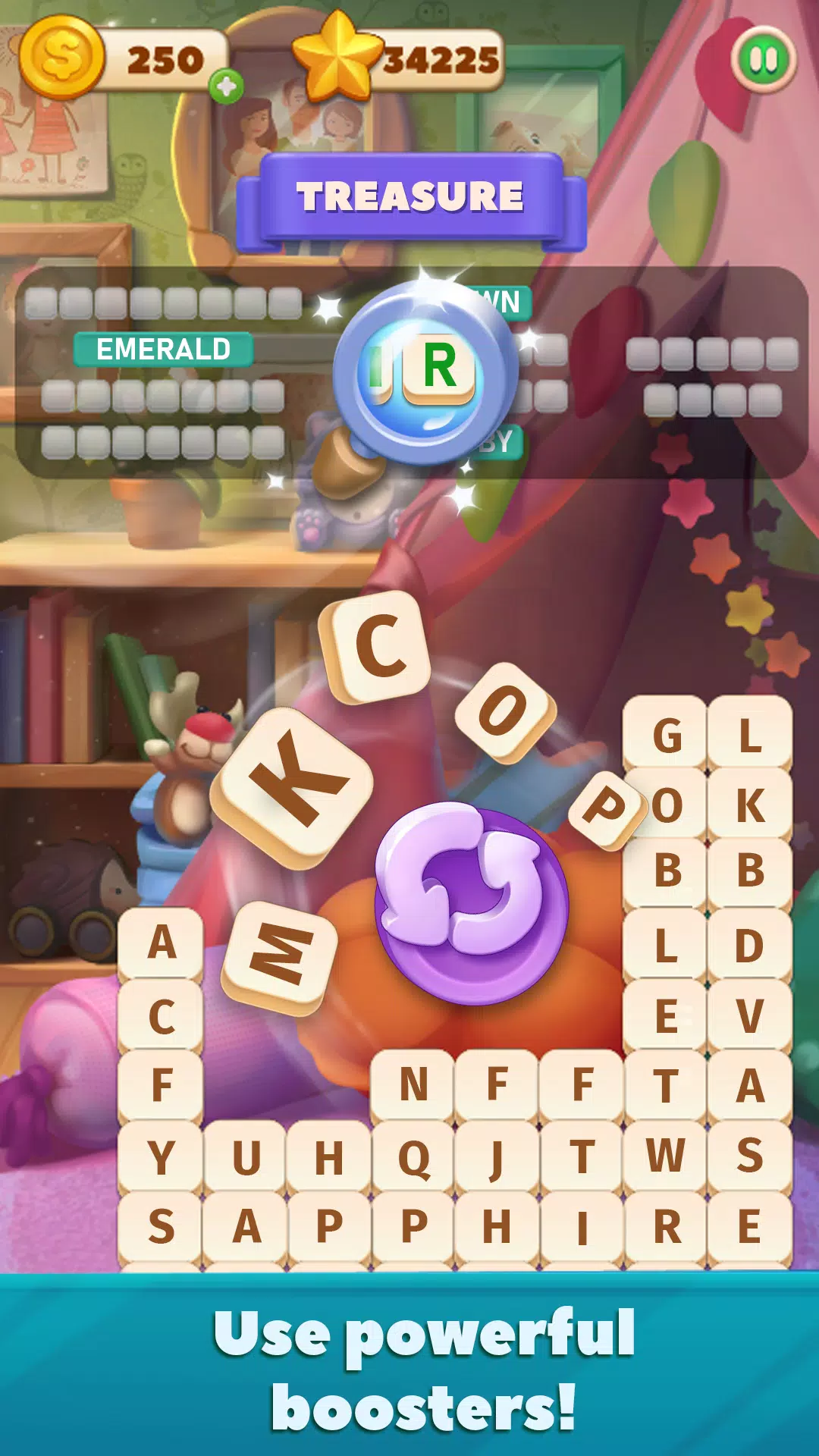 Word Scramble - Family Tales Screenshot 3