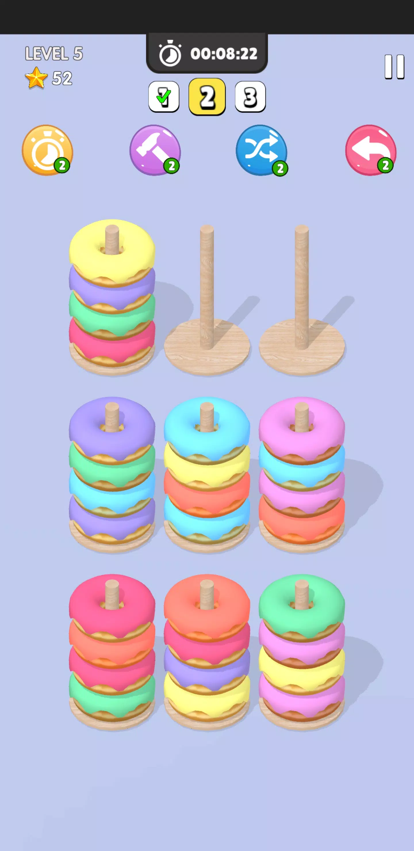 Donut Sort स्क्रीनशॉट 0