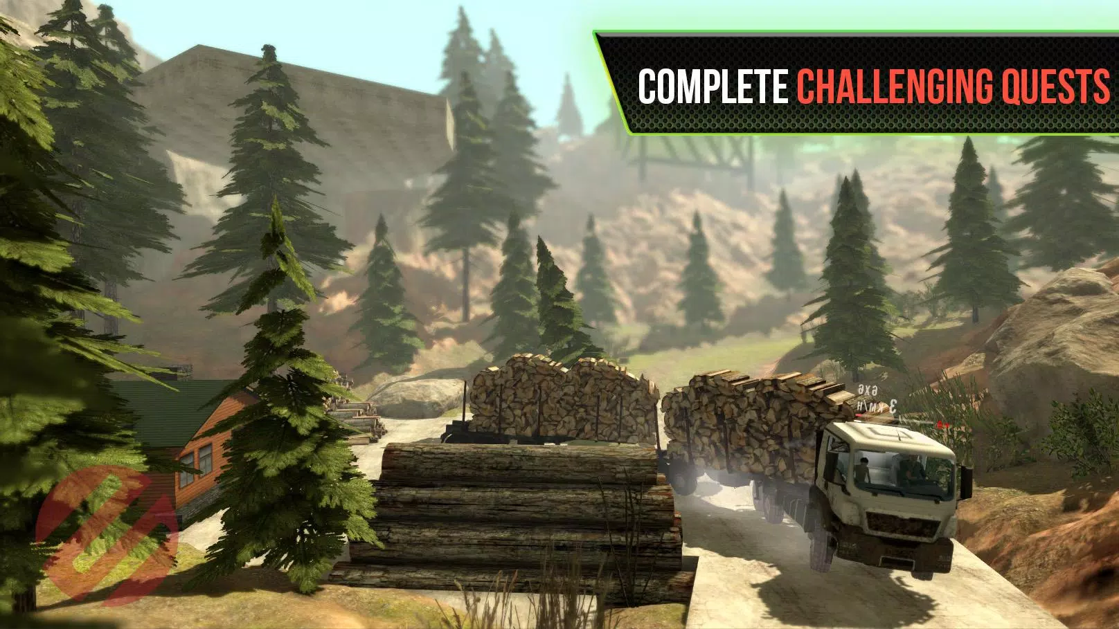 Truck Simulator OffRoad 4 Captura de pantalla 3