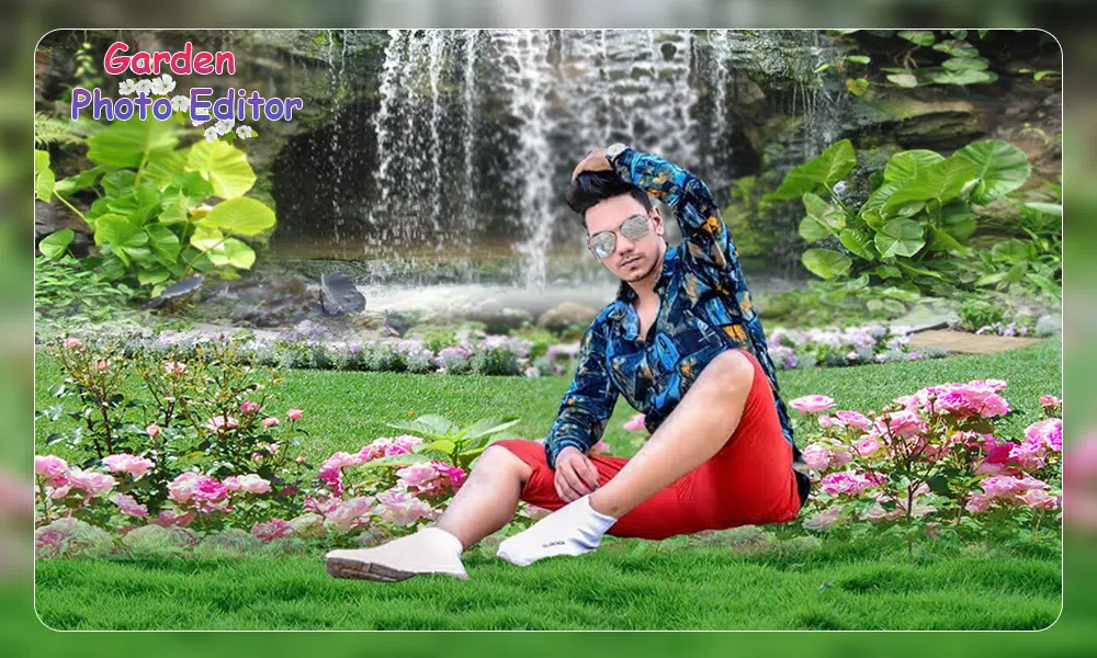 Garden Photo Frame Editor Скриншот 2