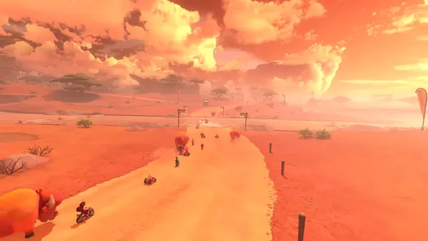 Mario Kart World open world view