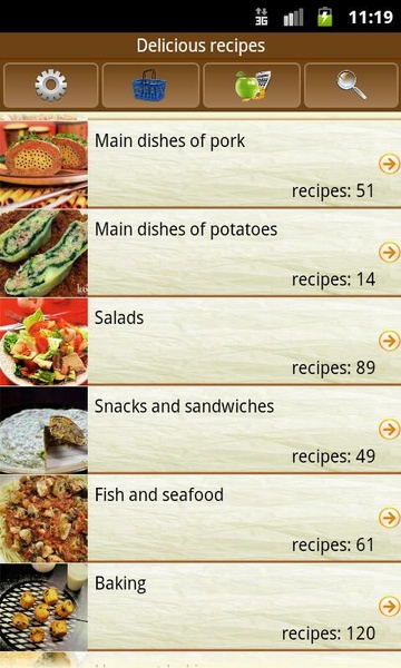 Delicious Recipes Screenshot 2