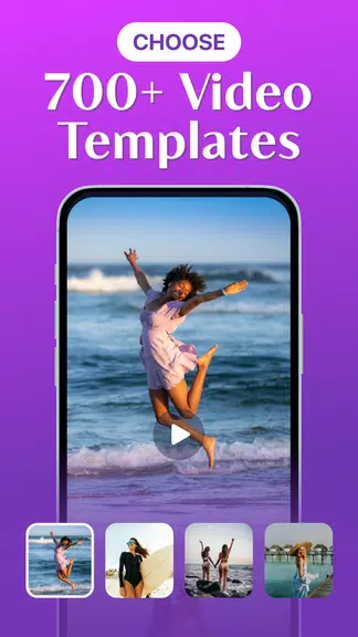 Template Video Maker & Editor ภาพหน้าจอ 1