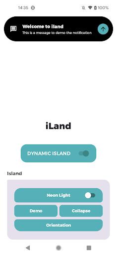 Dynamic notch iOS 16 - iLand Screenshot 1