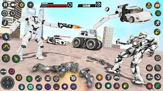 Robot Truck Car Transform Game Скриншот 1