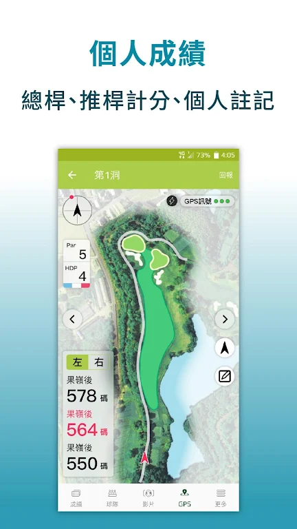 Golface - Golf GPS, Instructio Screenshot 2