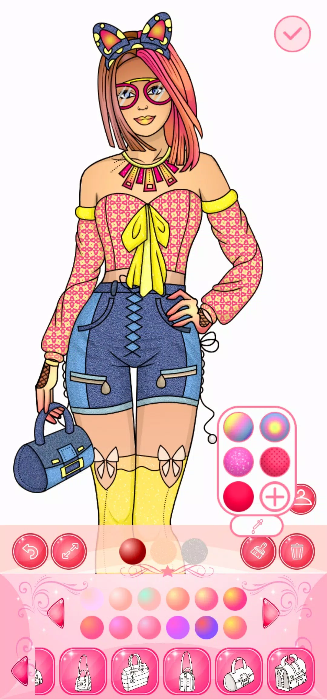 Schermata Dress Up Games & Coloring Book 0