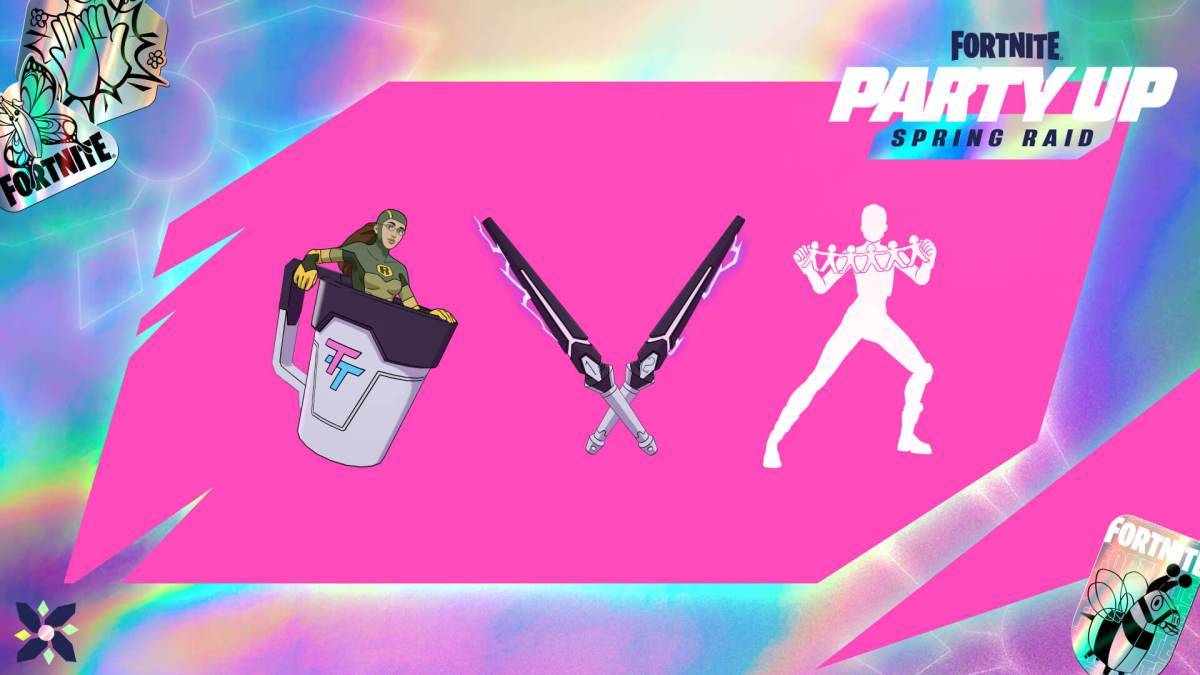 Партия Spring Raid Event Rewards в Fortnite в рамках статьи о том, как разблокировать Dupli-Kate.