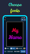 Name wallpaper maker in style Screenshot 1