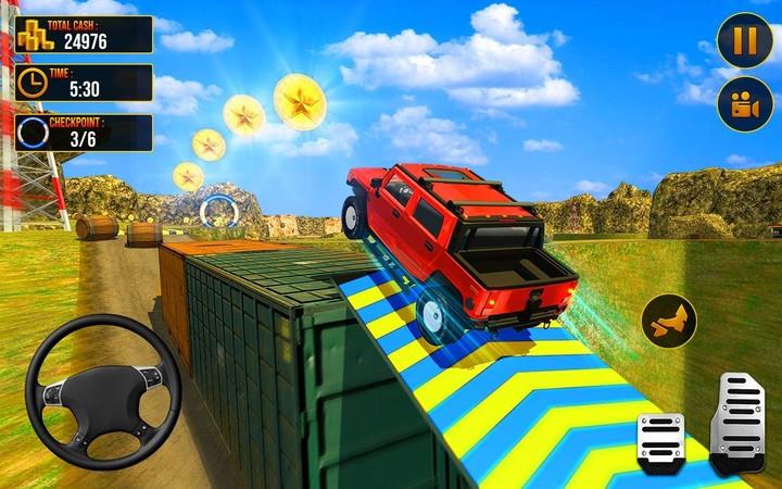 Uphill Jeep Driving Simulator Ekran Görüntüsü 0