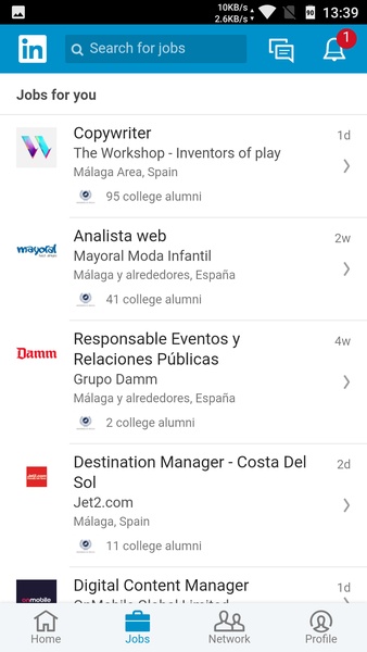 LinkedIn Lite Screenshot 3