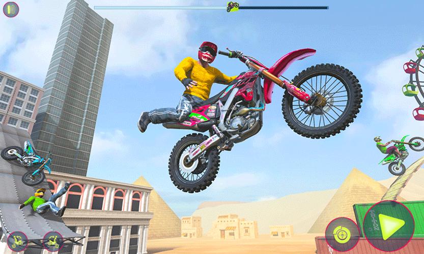 Crazy Bike Racing Stunt Game Zrzut ekranu 1