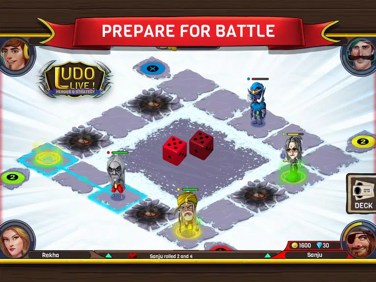 Ludo Live! Heroes & Strategy 스크린샷 1