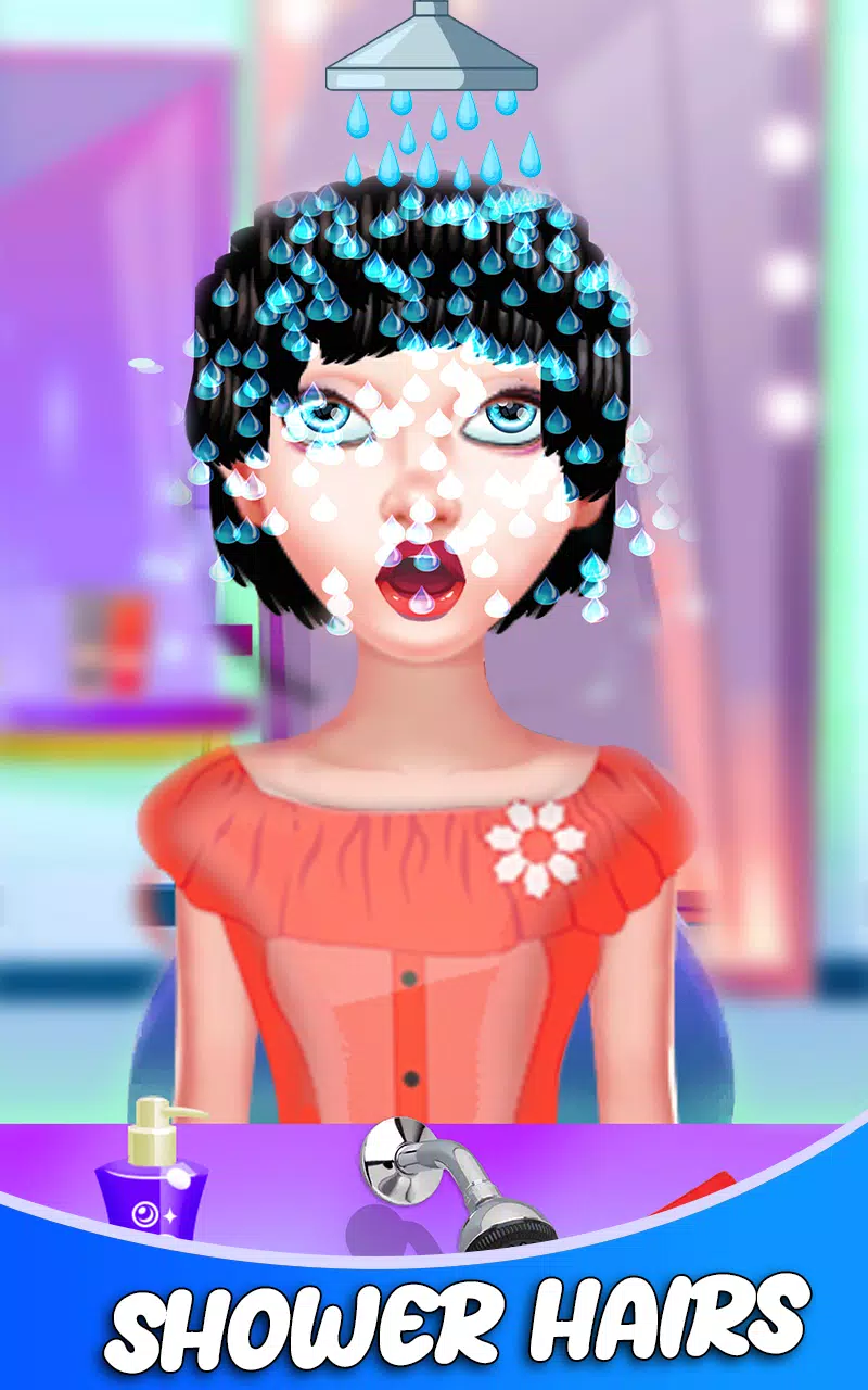 Fashion Girls Hair Salon Games Captura de tela 3