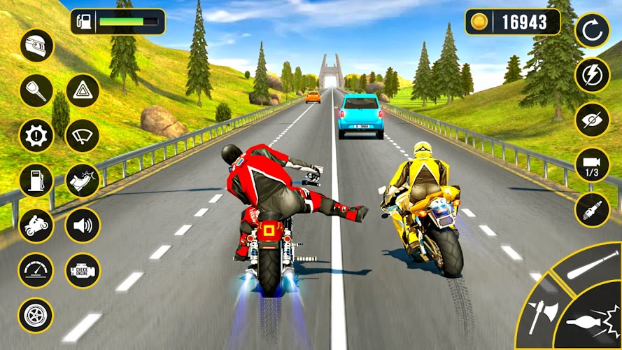 Moto Attack - Bike Racing Game Ảnh chụp màn hình 3