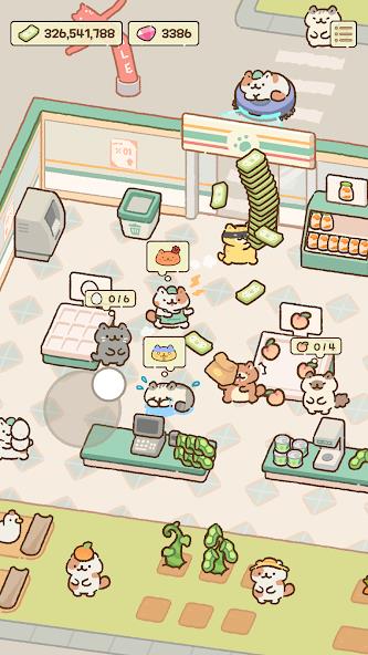 Cat Mart: Cute Grocery Shop Mod ภาพหน้าจอ 1