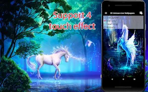 Unicorn Live Wallpapers Ekran Görüntüsü 3