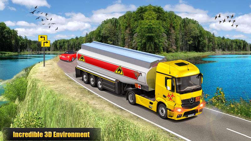 Truck Sim :Modern Tanker Truck Captura de tela 0