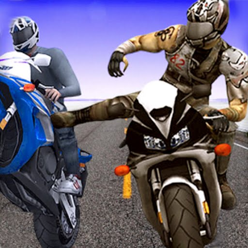 Highway Bike Attack Race Game