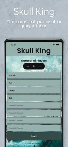 Skull King Scorekeeper Zrzut ekranu 0