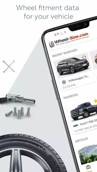 Wheel Size - Fitment database 스크린샷 2
