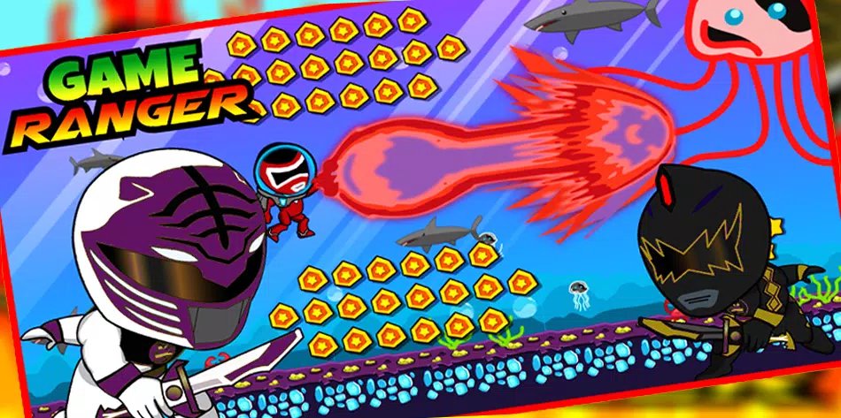 Superheroes Dino Rangers Dash Screenshot 2